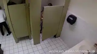 Wicked – Couple has sex in public bathroom